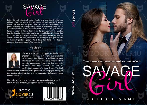 Romance-book-cover-design-Savage Girl-front