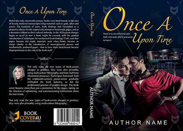 Romance-book-cover-design-Once Upon A Time-front