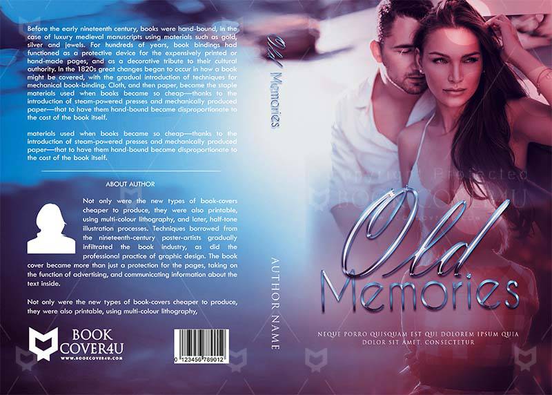 Romance-book-cover-design-Old Memories-front
