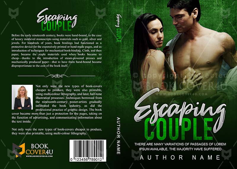 Romance-book-cover-design-Escaping Couple-front