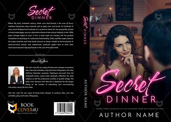 Romance-book-cover-design-Secret Dinner-front