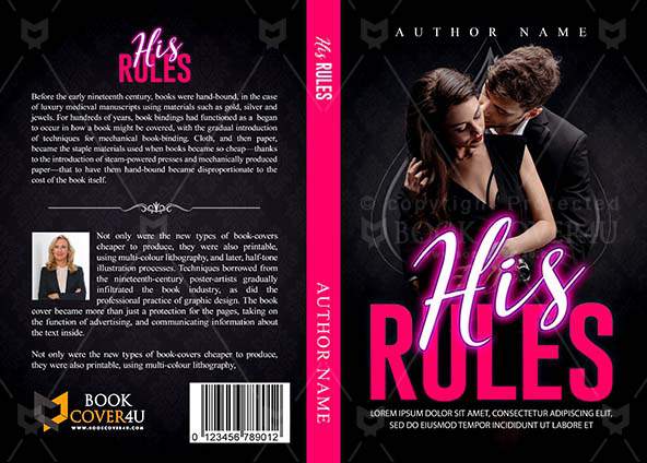 Romance-book-cover-design-His Rules-front