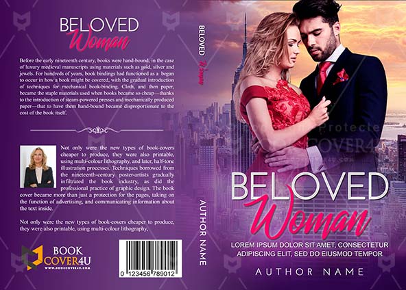 Romance-book-cover-design-Beloved Woman-front