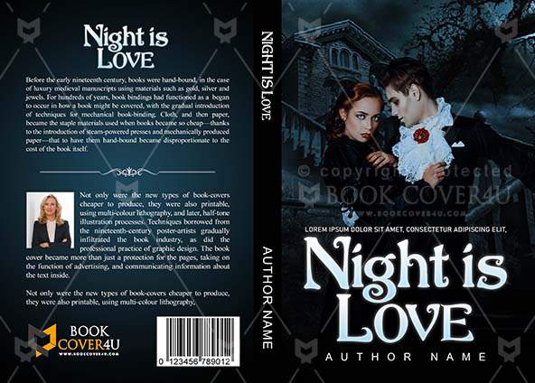 Romance-book-cover-design-Night Is Love-front