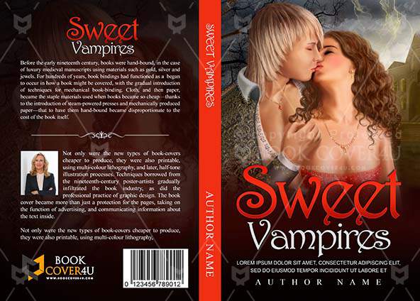 Romance-book-cover-design-Sweet Vampire-front