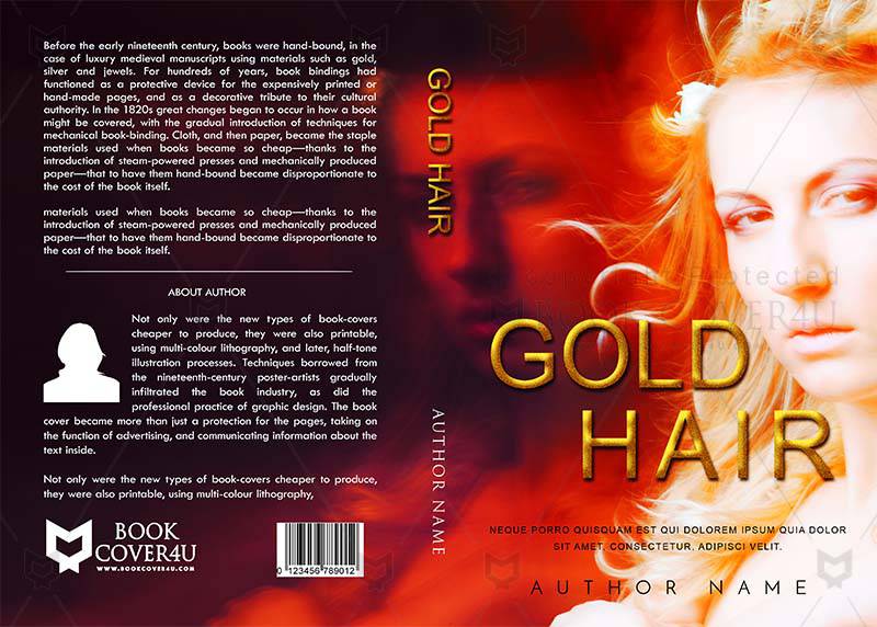 Romance-book-cover-design-Gold Hair-front