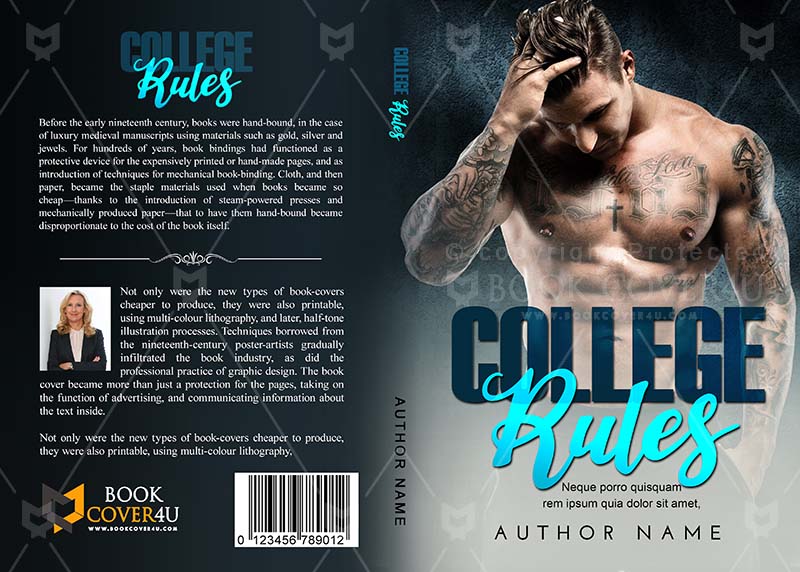 Romance-book-cover-design-College Rules-front