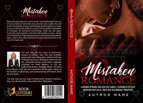 Romance-book-cover-design-Mistaken Romance-front