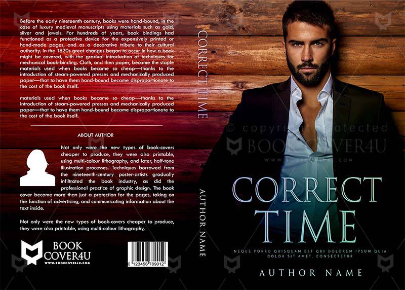 Romance-book-cover-design-Correct Time-front
