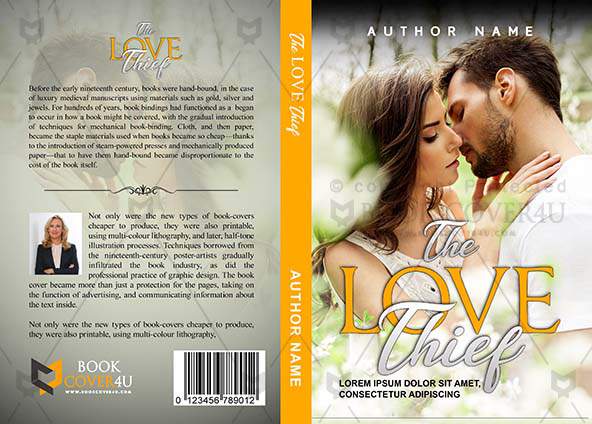 Romance-book-cover-design-The Love Thief-front