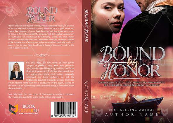Romance-book-cover-design-Bound for Honor-front
