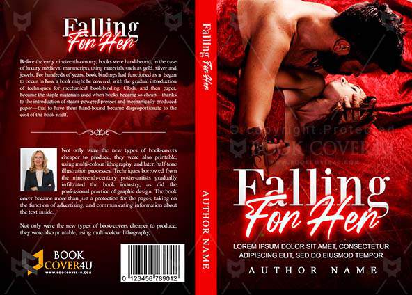 Romance-book-cover-design-Falling For Her-front