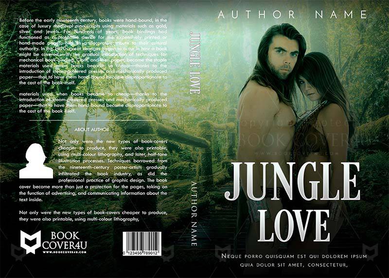 Romance-book-cover-design-Jungle Love-front