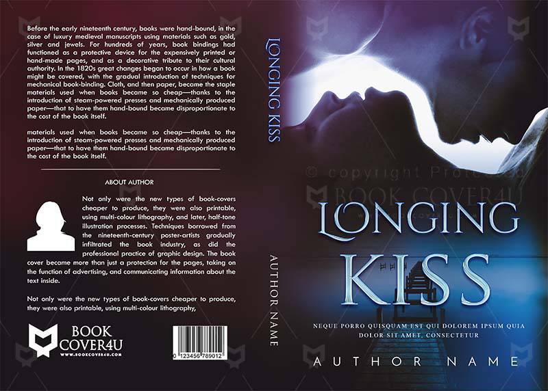 Romance-book-cover-design-Longing Kiss-front