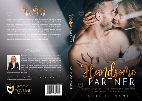 Romance-book-cover-design-Handsome Partner-front
