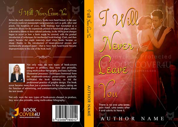 Romance-book-cover-design-I Will Never Leave You-front