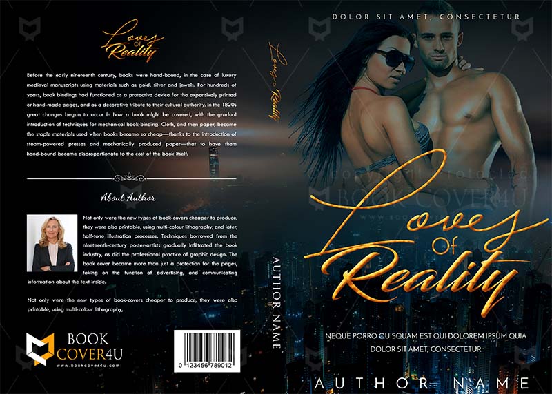 Romance-book-cover-design-Loves of reality-front
