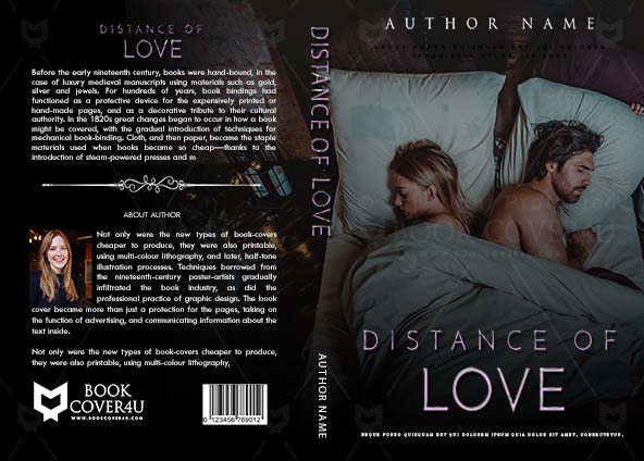 Romance-book-cover-design-Distance of love-front