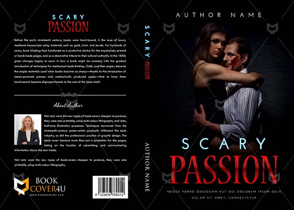 Romance-book-cover-design-Scary Passion-front
