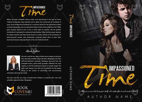 Romance-book-cover-design-Impassioned Time-front