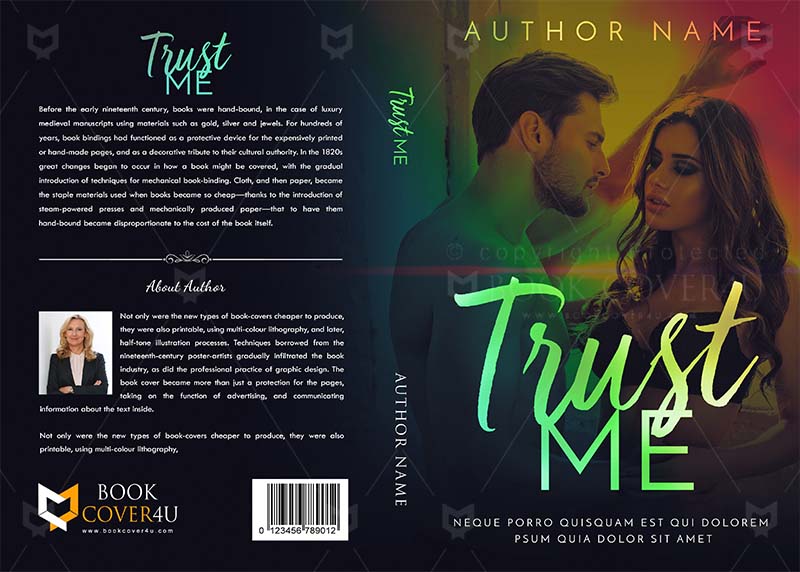 Romance Book cover Design - Trust Me