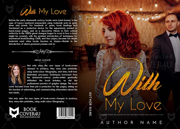 Romance-book-cover-design-With my love-front