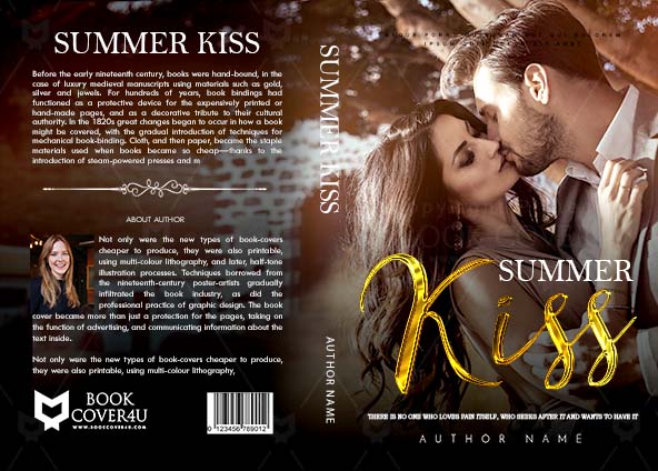 Romance-book-cover-design-Summer kiss-front