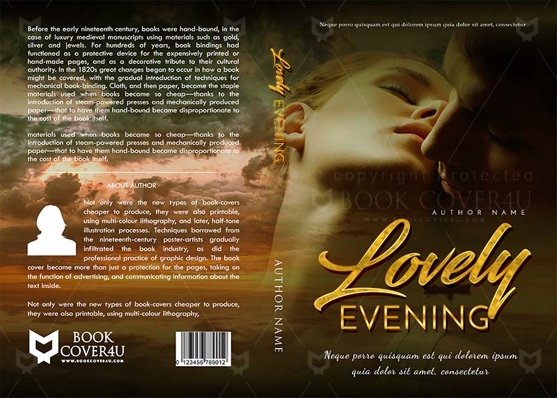 Romance-book-cover-design-Loving Evening-front