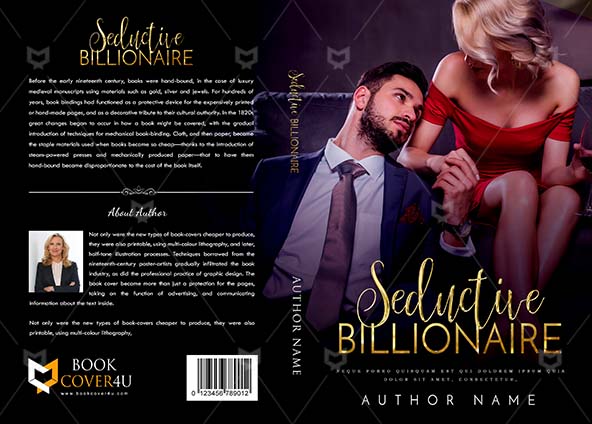 Romance-book-cover-design-Seductive Billionaire-front