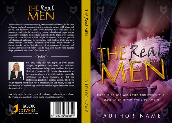 Romance-book-cover-design-The Real Men-front