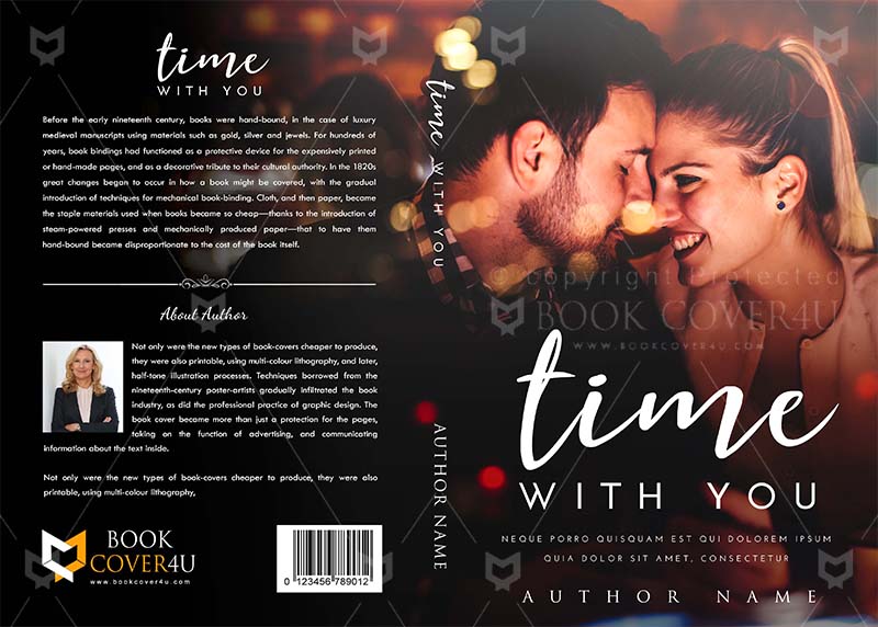 Romance-book-cover-design-Time with you-front