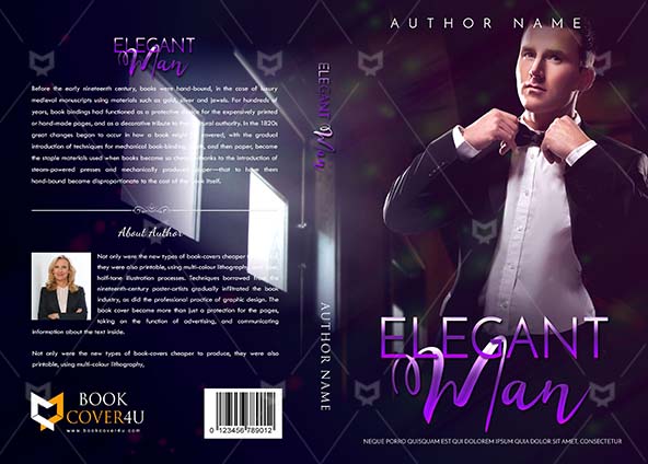 Romance-book-cover-design-Elegant Man-front