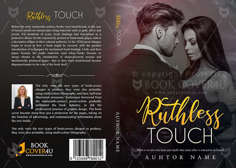 Romance-book-cover-design-Ruthless Touch-front