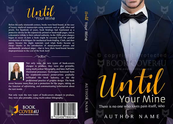 Romance-book-cover-design-Until Your Mine-front
