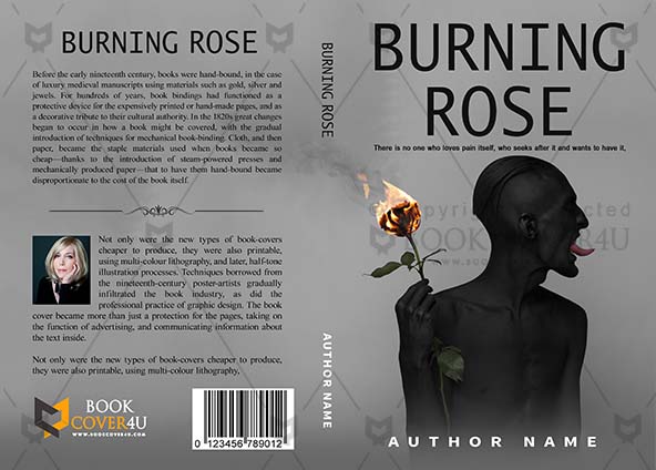 Romance-book-cover-design-Burning Rose-front