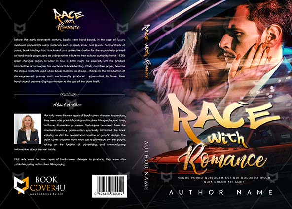 Romance-book-cover-design-Race With Romance-front