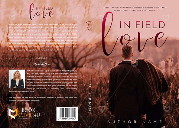 Romance-book-cover-design-Love In Field-front