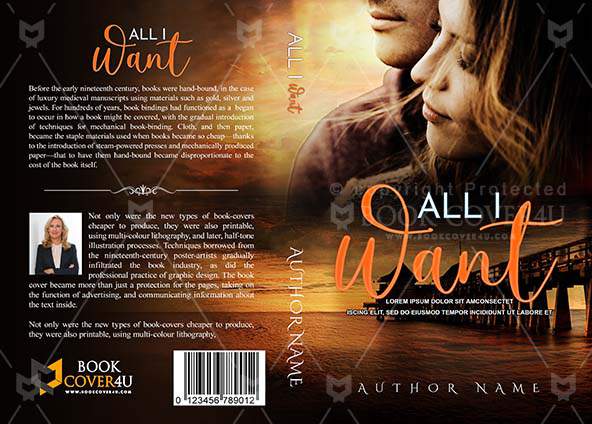 Romance-book-cover-design-All I Want-front