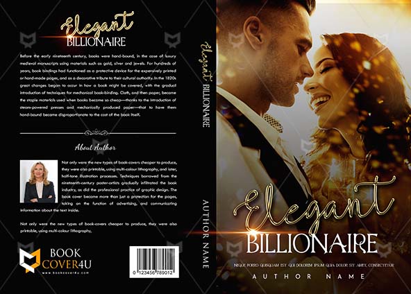 Romance-book-cover-design-Elegant Billionaire-front