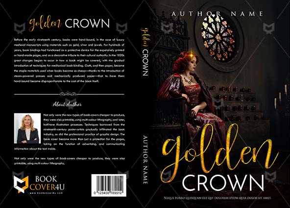 Romance-book-cover-design-Golden Crown-front