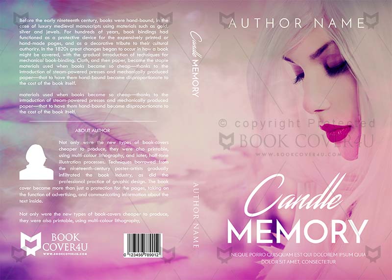 Romance-book-cover-design-Candle Memory-front