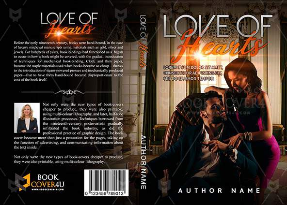 Romance-book-cover-design-Love of Hearts-front