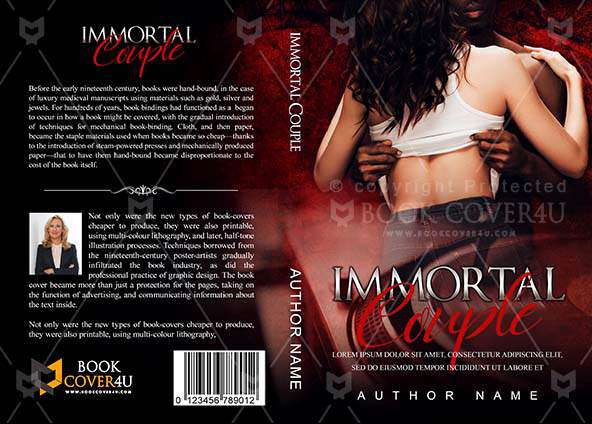Romance-book-cover-design-Immortal Couple-front