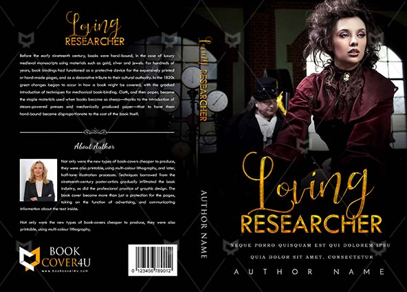 Romance-book-cover-design-Loving Researcher-front