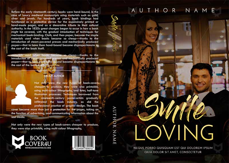 Romance-book-cover-design-Smile Loving-front