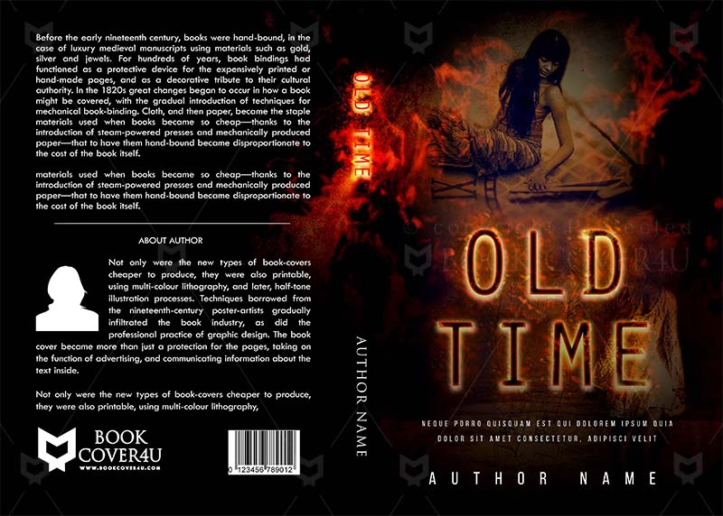 Romance-book-cover-design-Old Time-front