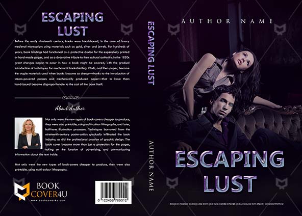 Romance-book-cover-design-Escaping Lust-front
