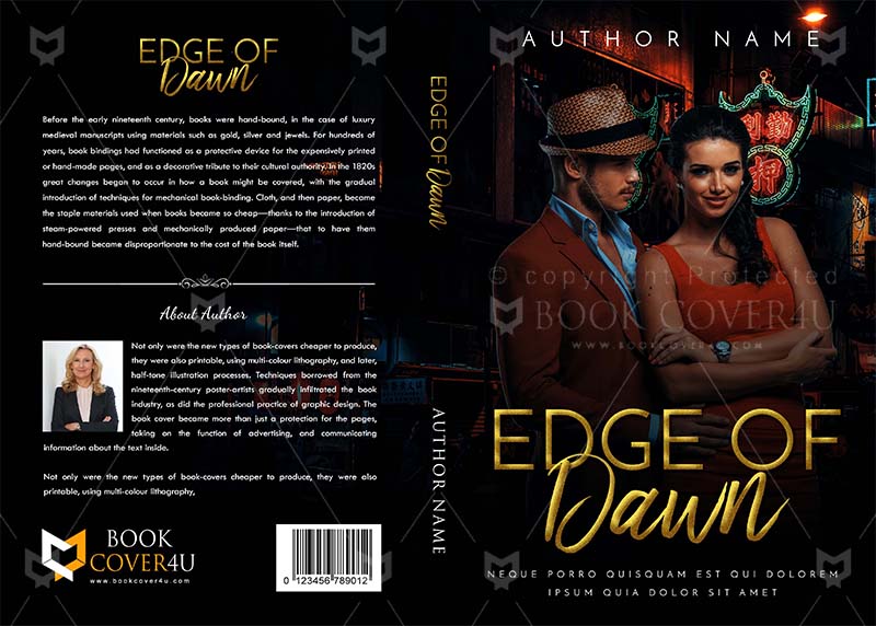 Romance-book-cover-design-Edge Of Dawn-front