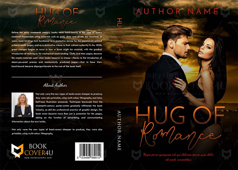 Romance-book-cover-design-Hug of Romance-front