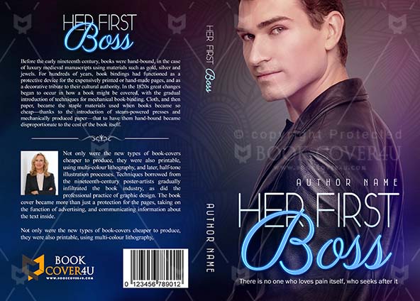 Romance-book-cover-design-Her First Boss-front